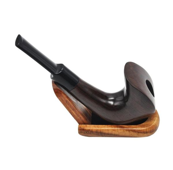 Pipa per tabacco in legno di alta qualità Corno magico Custodia regalo in legno fatta a mano Confezione Accessori per fumatori4285735
