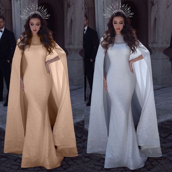 2019 High Neck -Abschlussballkleider mit abnehmbarem Zug bescheiden luxuriös glänzend Spitzenapplikationen Plus Size Evening Festzug Kleider Quinceanera 3035