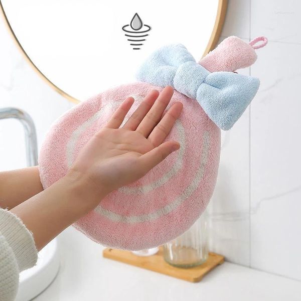 Handtuch Hand Kinder süße kleine Lutscherform saugfähige fusselfreie Verdickung Schnell trocknend Küchenbad Taschentuch