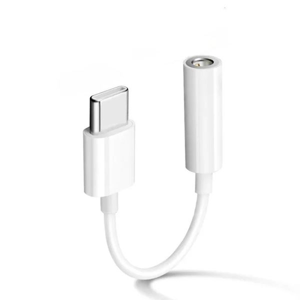 Typ C 3.5 Jack Earphone USB C bis 3,5 mm Aux -Kopfhörer -Adapter -Audiokabel für Huawei V30 Mate 20 P30 Pro Xiaomi Mi 10 9