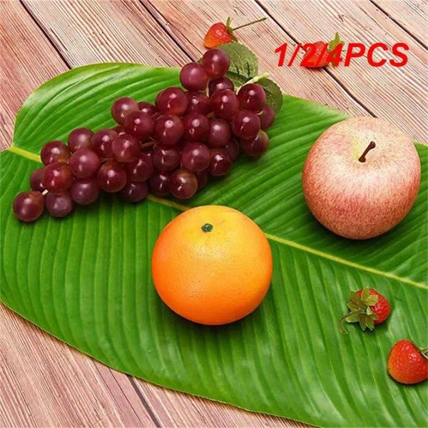 Декоративные цветы 1/2/4pcs для вечеринки коврики тема Decormuled Leaf Leaf Mate Banana Padmes Home Home