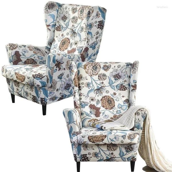 Coperture per sedie Cover ala in stile boemia sletching gladdyair spandex rilassati di divani con branchi con sgabello del cuscino del sedile