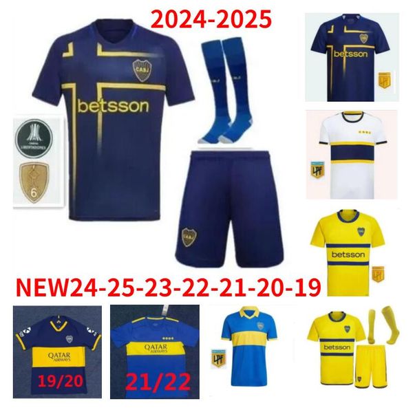 Cavani Boca Juniors Maglie da calcio 2024 2025 Maradona Benedetto Marcos Rojo Carlitos de Rossi Tevez Salvio Barco Janson Medina Cruz 19 20 21 22 23 24 25 Shirt da calcio