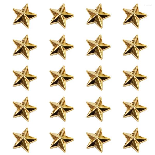 Bottiglie di archiviazione 200 pezzi Orecchini a stella Stumo ACRILICO Pentagrammi Ornamenti Ornamenti per copricapo Decor Accessori per fasi fai -da -te Forma