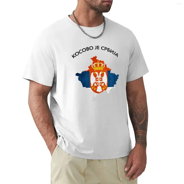 Erkek Tank Tops Kosova Je Srbija T-Shirt Erkekler Hayvan Baskı Anime Giysileri Meyve Tezgahı Erkek Tişörtleri