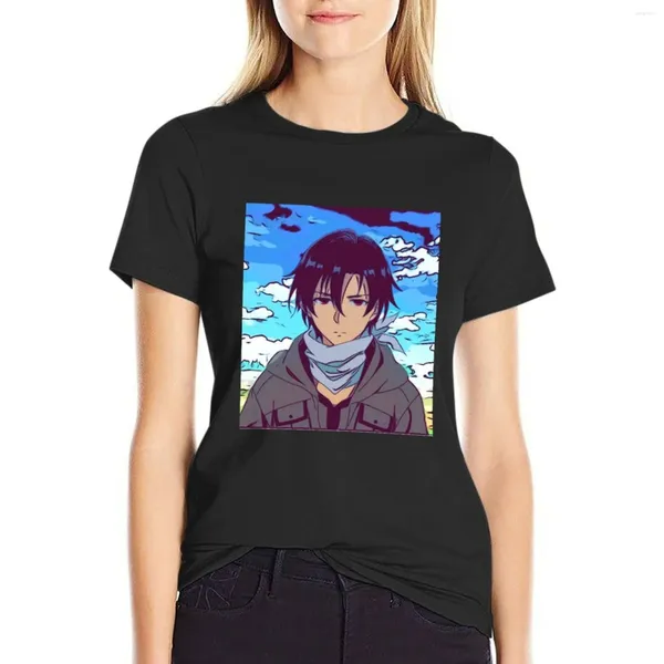 Polos femininos influências gigantescas de 86 camisetas de anime camiseta de animais para meninas roupas estéticas roupas de verão t suntando mulheres mulheres