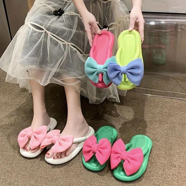 Sapatos casuais Kawaii Flip Flip Flip Flip Sof Sole Aberto do pé aberto EVA EVA Indoor Outdoor Slides