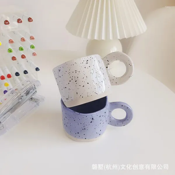 Tazze creative spruzzi irregolari inchiostro inchiostro tazze di tazza tazza caffè a casa tazze d'acqua del latte