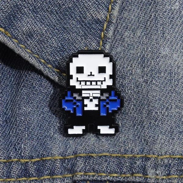 Spille spille gravi cartone animato pixel piccone per vestiti clip accessori personalizzati per il personaggio anime creativo