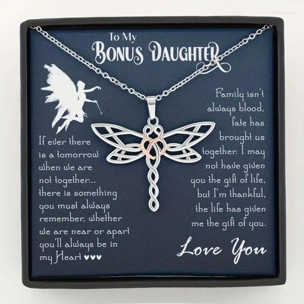 Подвесные ожерелья дополнительные дочерние ожерелье подарки для девочек -подростков падчачка усыновлена