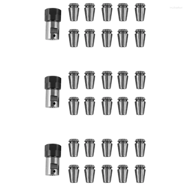 -30pcs ER16 COLLET COLLET ALBERO DI ESTENZIONE 8 mm Porta dell'asta di estensione CNC Macelling Strumento Macchina per incisione