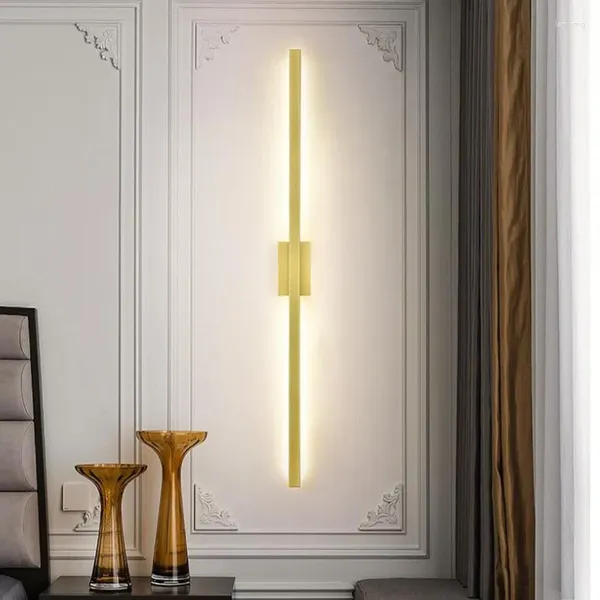 Wandlampe moderne LED LED LONG STRIM LICHT HINDELBADE Badezimmer Dekor Bett AC220V 60 cm 80 cm 100 cm