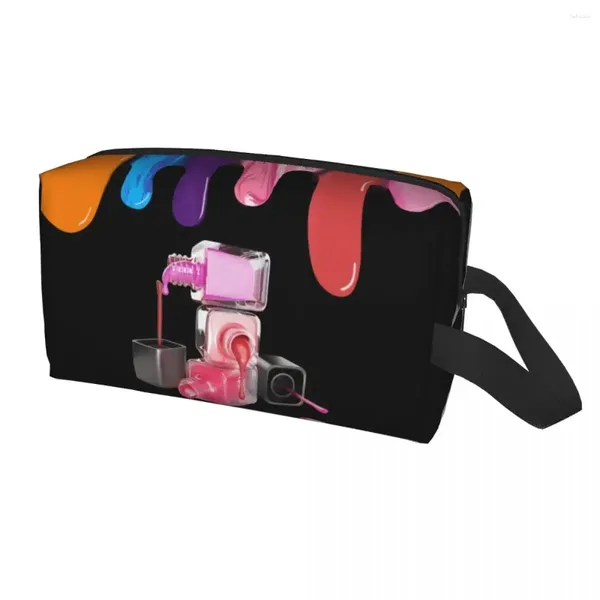Косметические сумки Custom Nail Artist Gift Murting Bag Женщины маникурист -полицейский организатор макияж организатор Lady Beauty Storage Dopp Kit