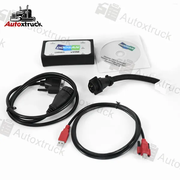 Versão para Doosan UVIM DMS-5 AUTO ECU SCANNER TROOL DE ESCAVADOR DE ESCAVADOR DO SISTEMA DE MOTOR PESADE