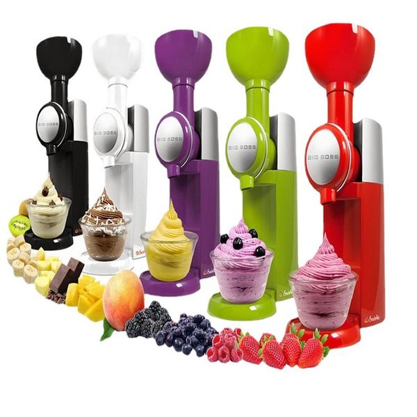 Máquina de sorvete Big Boss Swirlio Máquina de sorvete doméstico Fruit Scere Machine Mixer