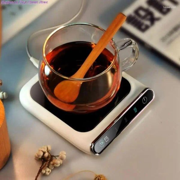 Tazze di piattino USB Calzatore tazza di riscaldamento tazza riscaldamento desktop per tè al latte di caffè 3 temperature cuscinetti regolabili