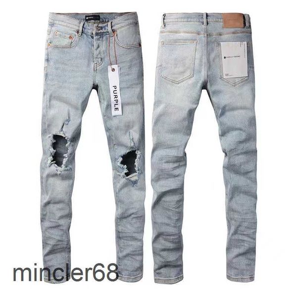 Jeans Mor Mor Marka Jeans Erkekler Pantolon Yüksek Son Kalite Düz Tasarım Retro Sokak Giyim Sırp Tüzbeli Joggers Pant High Citity Nakış Jean