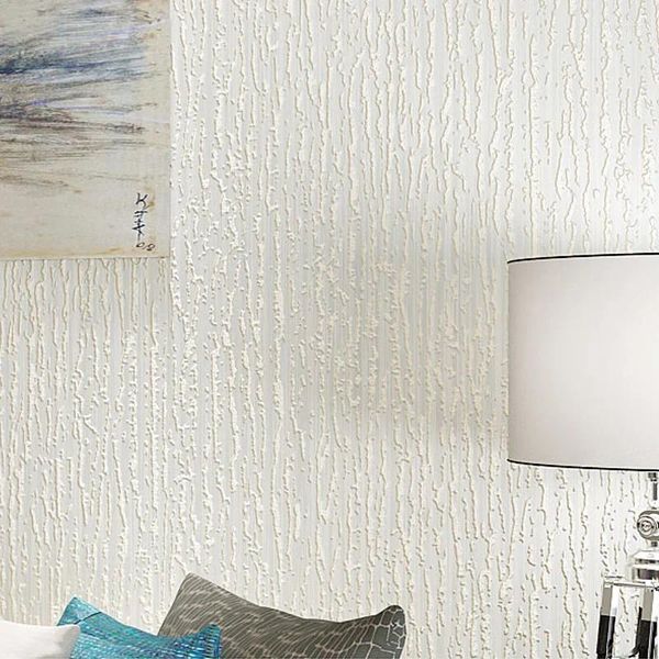 Hintergrundbilder moderne einfache, einfache farbige, fernschernende Hintergrund Tapeten Schlafzimmer Nicht gewebter vertikaler Streifen Wohnzimmer bedeckt mit