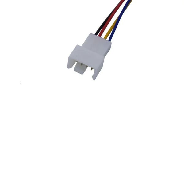 2024 12cm 4pin Adaptador de cabo Cabos de extensão Converter, cartão VGA Mirco 4pin para mini 4pin Fan 12cm Suporte Ajuste de temperatura para ventilador