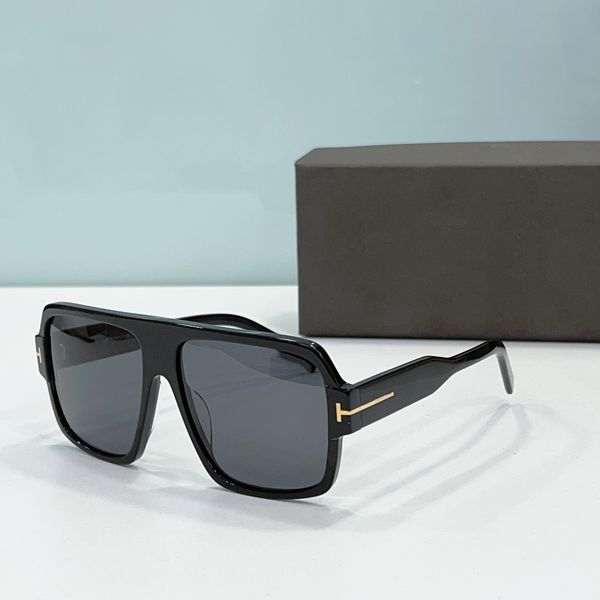 5aaaaa di alta qualità+ nuovi occhiali da sole di stilista vintage con telaio acetato importati UV400 lenti polarizzate donne uomini di alta qualità FT0933 Dimensioni 58-15-145