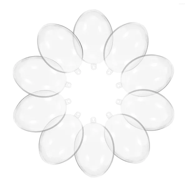 Figuras decorativas 10 PCs Decorações transparentes de férias