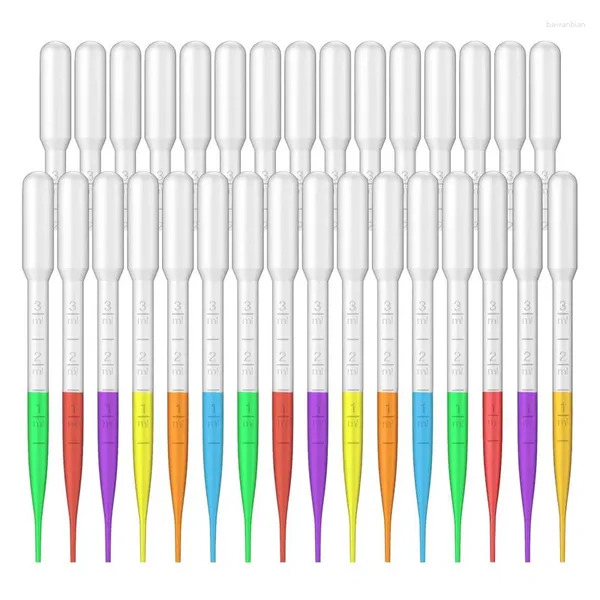 Speicherflaschen 10pcs Pipettes Kunststoff Droper ätherisch Öltransfer Einweg für Laborwissenschaft Multi-Purpose-Make-up-Tool