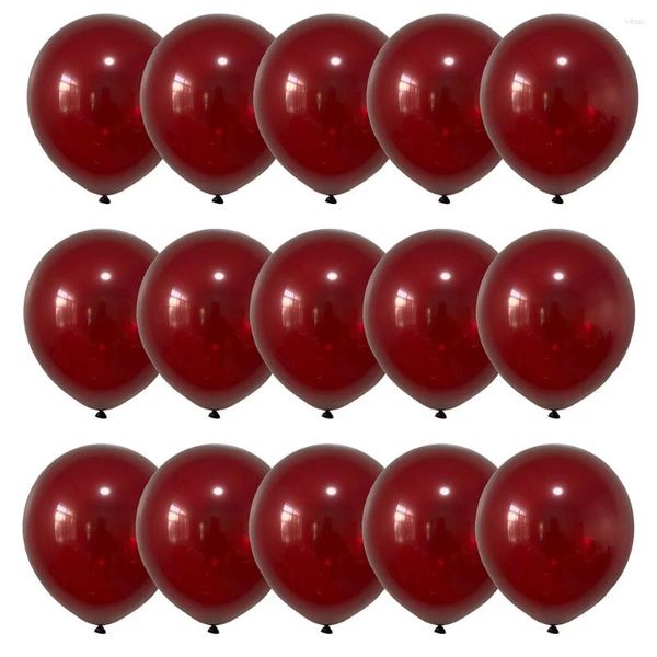 Parti Dekorasyonu 20pcs/Lot 10/12inch Hava Helyum Şarap Kırmızı Bordo Balonları Düğün Doğum Günü Dekorasyonları Malzemeleri