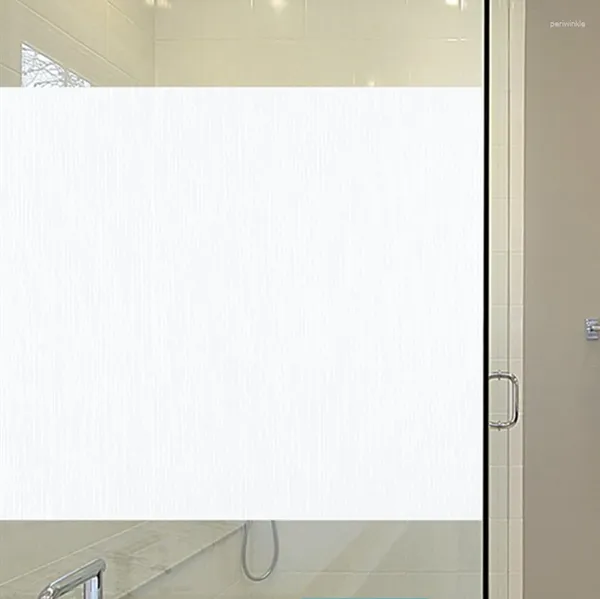 Adesivi per finestre senza vetro colla in vetro gluey in argento/bianco/nero ad alta privacy statico pellicola da bagno 40/60 // 90 cm