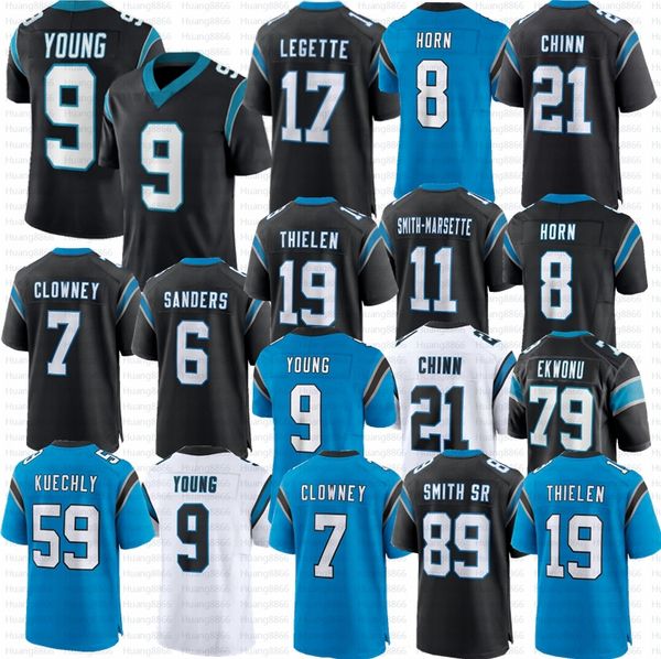 Bryce Young Jadeveon Clowney Football Jersey Miles Sanders Adam Thielen Mingo Ekwonu Jaycee Horn Steve Smith Sr Shenault Jr Julius Peppers Xavier Legette Kuechly