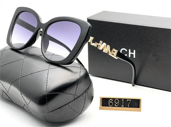 Дизайнерские солнцезащитные очки для женщин мужчины Новая модель очков Специальные ультрафиолетовые буквы 400 защитные буквы двойной луча металлическая рама.