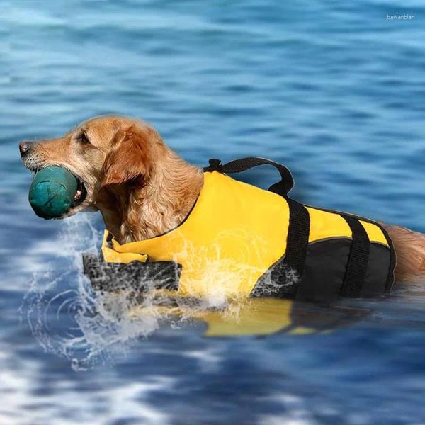 Köpek Giyim Yansıtıcı Yaşam Yeleği Yaz Güvenliği Yüzme Ceket Giysileri Mayolar İçin Mayolar Takım Büyük Boyut XL/XXL/XXXL/XXXXL