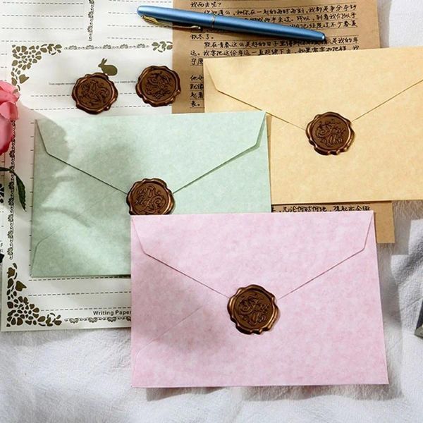 Prenda a tinta de incêndio de presente envelopes defet cartão de convite bênção vintage agradecimento envelope nostalgia arte romântico retro saudação
