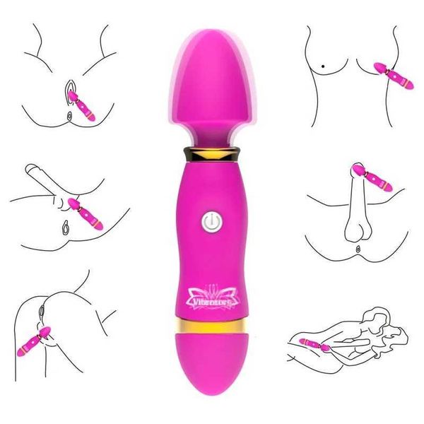 Andere Gesundheits Schönheitspunkte G-Punkt Vibrator Super Magic Stab Vaginalstimulation Clitoris Massager Spielzeug weibliche Marbation Anal Plug T240510