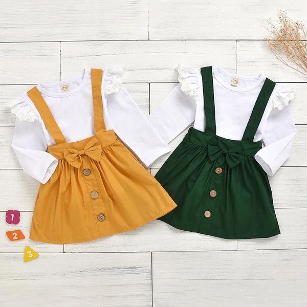 Set di abbigliamento abito per bambini Summer's Top Short Short Short Shirt Two pezzi Set e pantaloni per ragazze adolescenti