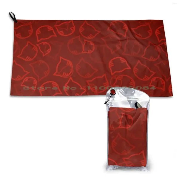 Asciugamano rossa gattino maschera rapida palestra sport palestra porti portatili case adulte per adulti lingerie senza mutandine culo 18 xxx