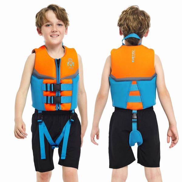 TOOYANcy Snorkeling giubbotti di salvataggio per bambini per bambini per ragazzi e costumi da bagno Flottazione Swimming Aid 240507