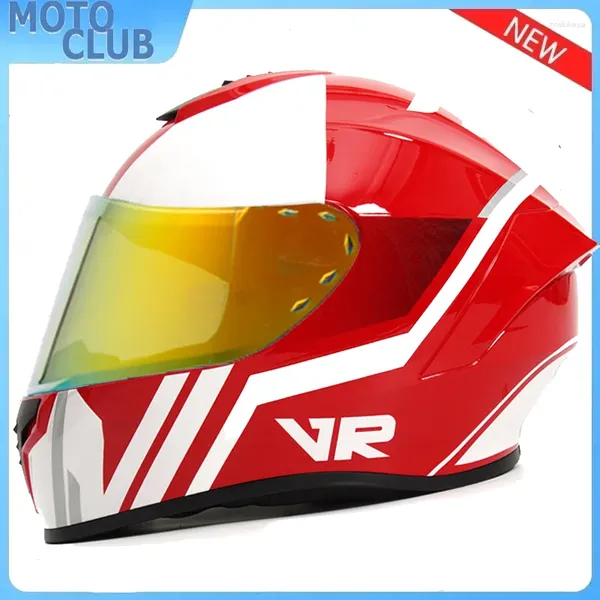 Motorradhelme Helm Vollge Gesicht warm warmes Wintermotor Motor Motor Roller Motorrad Motocross Casco Cascos Para