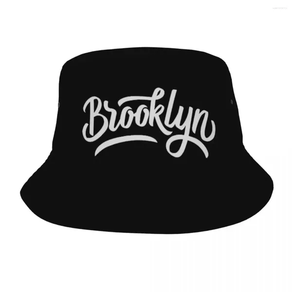 Berets primavera headwear brooklyn york coisas balde chapéu streetwear unisex sol bob proteção uv pesca boné esportes ao ar livre