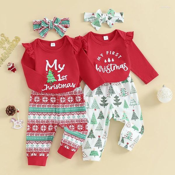 Kleidungssets 0-18m Kinder Baby Girls Weihnachtsoutfit