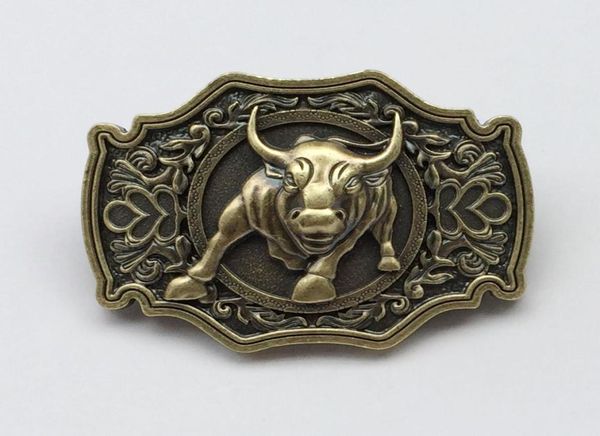 Новое прибытие 3D Bull Solid Bust Buckle Western Metal Cowboy Swby741 Подходит для 4 см. Wisete с непрерывным запасом1245478