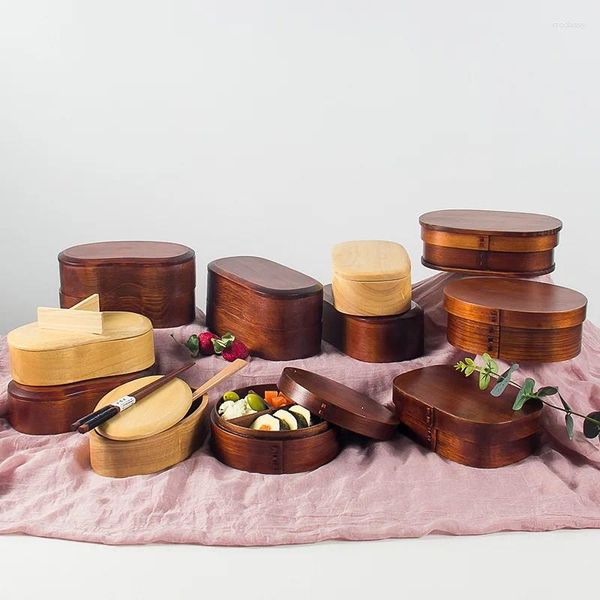 Conjuntos de utensílios de jantar de madeira para lanche de madeira perfeita para estudante japonês bento e piquenique em utensílios de mesa