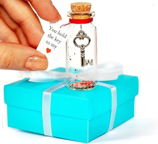 Party bevorzugt sentimentales Geschenk für die Freundin Key in meinem Herzen ihren Valentinstag Ich liebe dich Botschaft in einer Flasche