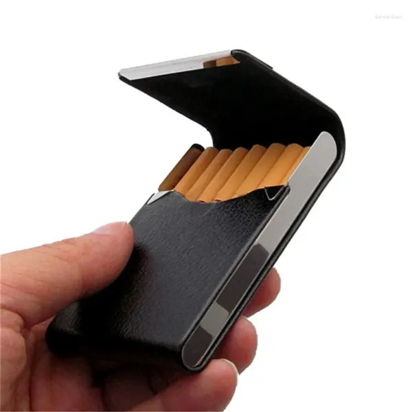 Stume da stoccaggio Pagni in alluminio Borsa Tabak Taste Pocket Box Arrivo Card PU