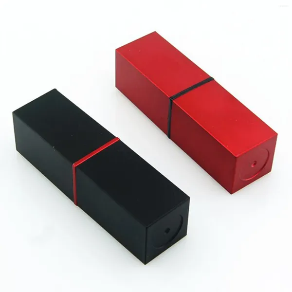 Speicherflaschen quadratische leere Lippenstiftrohr tragbare kompakte Größe für DIY -Lippenbalsame