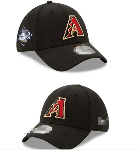 Arizona'''Diamondbacks'''ball Bobo de beisebol Snapback para homens Mulheres Sun Hat Gorras''Embroidery Boston Casquette Sports Champs World Series Campeões Ajustados Caps A0