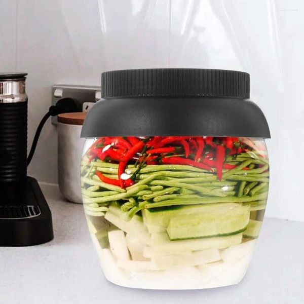 Bottiglie di conservazione sigilla il barattolo in plastica PEACHLE PET KIMCHI Imballaggio può essere bottiglia trasparente per sottaceti cucina di frutta secca