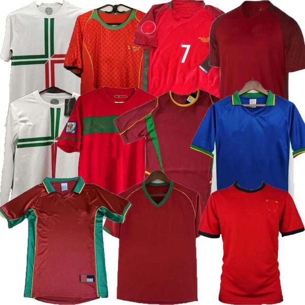 Retro 1998 1999 Ronaldo Soccer Jerseys 2000 2002 2004 2006 2012 16 18 Portugal Football Footm