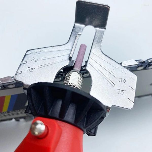 Kettensägenschärfen Rotationswerkzeugkette Kettensäge Schärfer Guide Starke Zähigkeit Elektrische tragbare Bohradapterköpfe