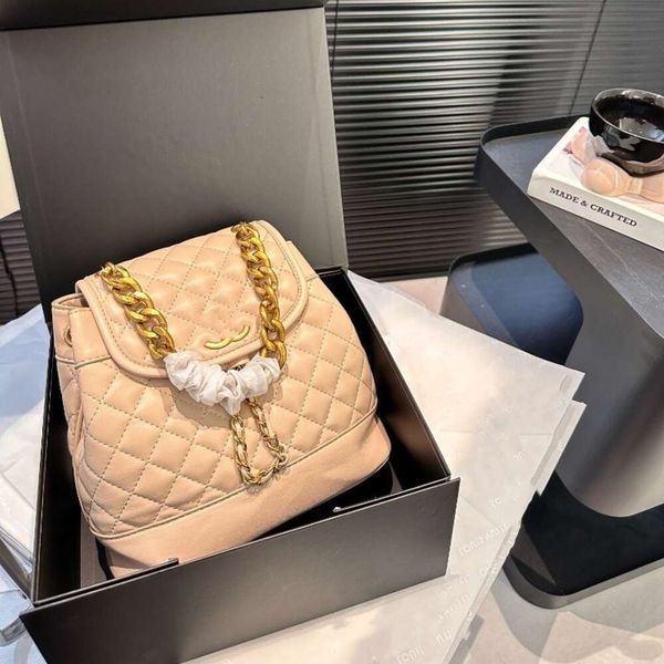 Handtasche Designer Luxus Frauenmarke Lingge Sticked Faden Damen Rucksack Neue beliebte vielseitige Kette Flip Small Fashion Travel Bagx4xx