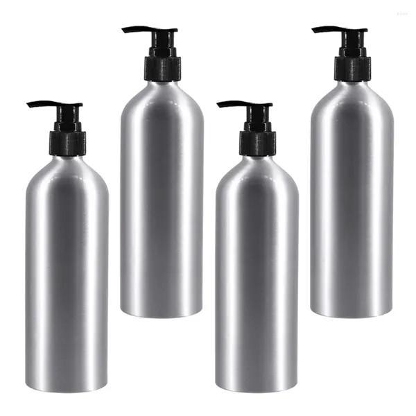 Жидкий мыльный дозатор 4PCS LOTION DOTLEST BOTTED DISNENSERS Спиральные алюминиевые бутылки с головкой насоса